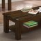 704748 Coffee Table 3Pc Set in Rustic Pecan by Coaster w/Options