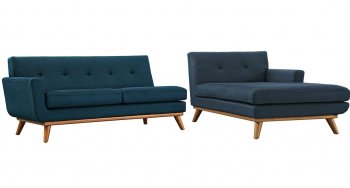 Engage Sectional Sofa in Azure Fabric by Modway w/Options [MWSS-1793/92-94/95-AZU-Engage]