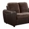 U1305 3Pc Sofa Set in Brown Fabric by Global w/Options