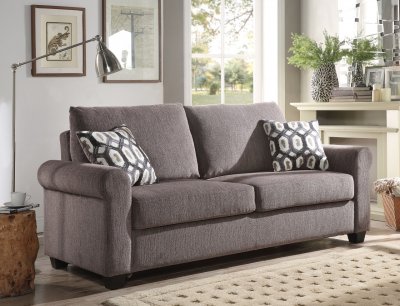 Neveah Sleeper Sofa 50270 in Gray Chenille by Acme