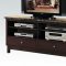 Danville TV Stand 07093 in Walnut w/Black Marble Top by Acme