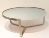 Clara Coffee Table w/Frosted Glass Top by Whiteline