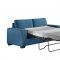 Zoilos Sleeper Sofa 57215 in Blue Fabric by Acme