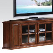 48618 Malka Corner TV Stand in Oak by Acme