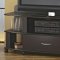 Cappuccino Finish Modern Entertainment Center w/Castor Base