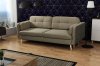 Manhattan Sofa Bed in Gray Fabric by Skyler Design