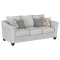 Salizar Sofa 508581 in Gray Mist Fabric by Coaster w/Options