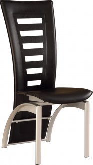 D290DC Dining Chair Set of 4 in Black PU by Global