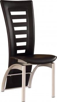 D290DC Dining Chair Set of 4 in Black PU by Global [GFDC-D290DC-BL]