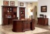 Roosevelt CM-DK6252OD Oval Office Desk in Cherry w/Options