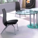 Round Shape Glass Swivel Top Modern Dinette Table w/Options