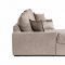 Atrium Sectional Sofa in Natural Fabric by VIG