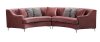 LCL-001 Sectional Sofa in Pink Velvet