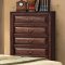 B2750 Bedroom in Cherry w/6 Drawer Bed & Options