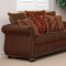 8500 Sofa in Brown Chenille Fabric w/Options