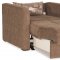 Ferra Fashion Loveseat Sleeper in Brown by Casamode w/Options