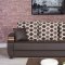 Euro Moda Sofa Bed in Brown Leatherette by Casamode w/Options