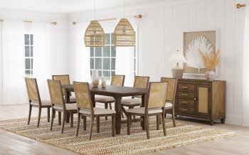 Matisse Dining Room 5Pc Set 108311 in Light Brown by Coaster [CRDS-108311 Matisse]