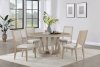 Trofello Dining Set 5Pc 123120 in White Washed by Coaster