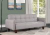 Kifeic Adjustable Sofa LV00176 in Gray Linen by Acme