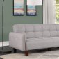 Kifeic Adjustable Sofa LV00176 in Gray Linen by Acme