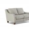 Joanna Sofa in Light Gray Leather by Klaussner w/Options