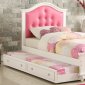 F9377 Kids Bedroom 3Pc Set White & Pink by Boss w/Options