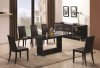 Elegance Dining Table in Chocolate by J&M w/Optional Items