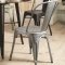 105611 Bellevue 5Pc Dining Set by Coaster w/Metal Legs & Chairs