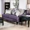 Sisseton Sofa SM2208 in Purple Chenille Fabric w/Options