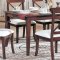 Brown Finish Traditional 7 Piece Dining Set w/Optional Buffet