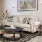 Calloway Sofa SM8111 in Ivory Chenille Fabric w/Options