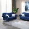 U4422 Sofa in Navy Velvet by Global w/Options