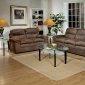 1016 Sofa in Mocha Microfiber w/Options