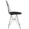 Tower Dining Chair Set of 2 w/Black or White Seat by Modway