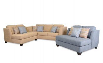 8500 Sectional Sofa in Fabric by Albany w/Optons [ALSS-8500]