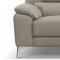 Tatiana Sofa & Loveseat Set in Taupe Leather by Whiteline