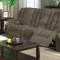 Charlie Motion Sofa 600991 in Brown Sage by Coaster w/Options