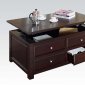 80257 Malden Coffee Table in Espresso by Acme w/Lift Top