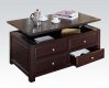 80257 Malden Coffee Table in Espresso by Acme w/Lift Top