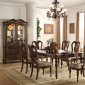 Azis Dining Table 63770 in Dark Walnut by Acme w/Options