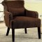 Agalva Accent Chair CM-AC6113BR 2Pc Set in Brown