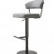 C218A-930 Barstool Set of 2 in Gray Eco Leather by J&M