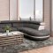 Picard Sectional Sofa CM6373 in Graphite Faux Nubuck