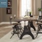 Clooney Dining Set 109111 in Brown by Coaster