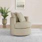 Debbie Swivel Accent Chair Set of 2 902274 in Camel by Coaster