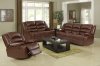 4172 Reclining Sofa in Brown Leatherette w/Options