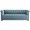 Heritage Sofa in Sea Blue Velvet Fabric by Modway w/Options