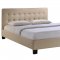 Caitlin Bed in Beige Fabric by Modway