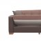 Lego Sofa Bed in Brown Microfiber by Rain w/Optional Items